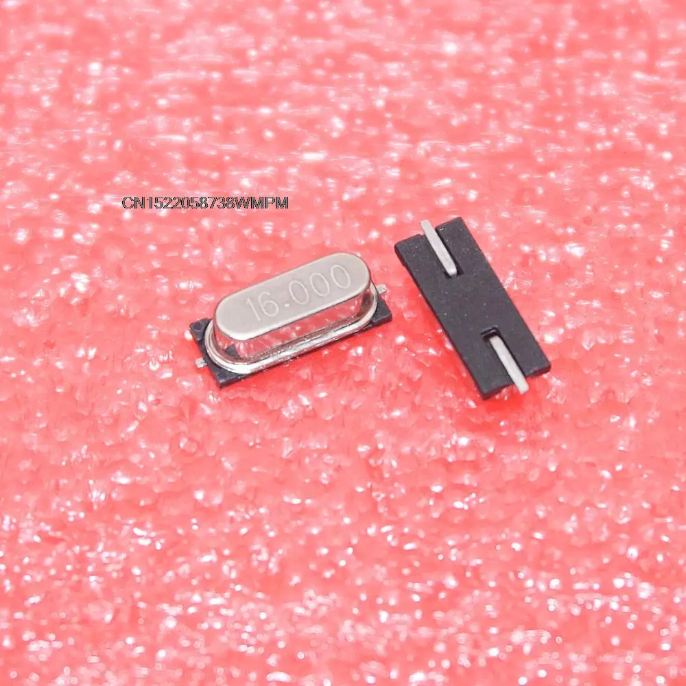 Новые и оригинальные пассивные кристаллы 100 шт./лот 16 МГц патч 49 SMD 000 м кристалл