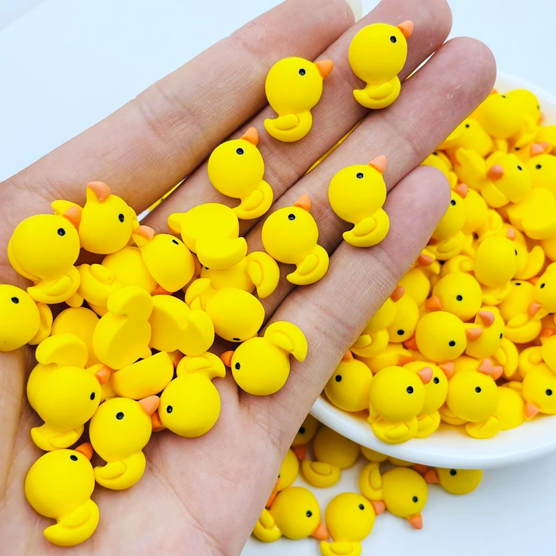 

20 шт. новые милые смоляные мини-мультяшные звонки утки с плоской задней частью кабошон для скрапбукинга Kawaii DIY украшения очаровательные аксессуары A63