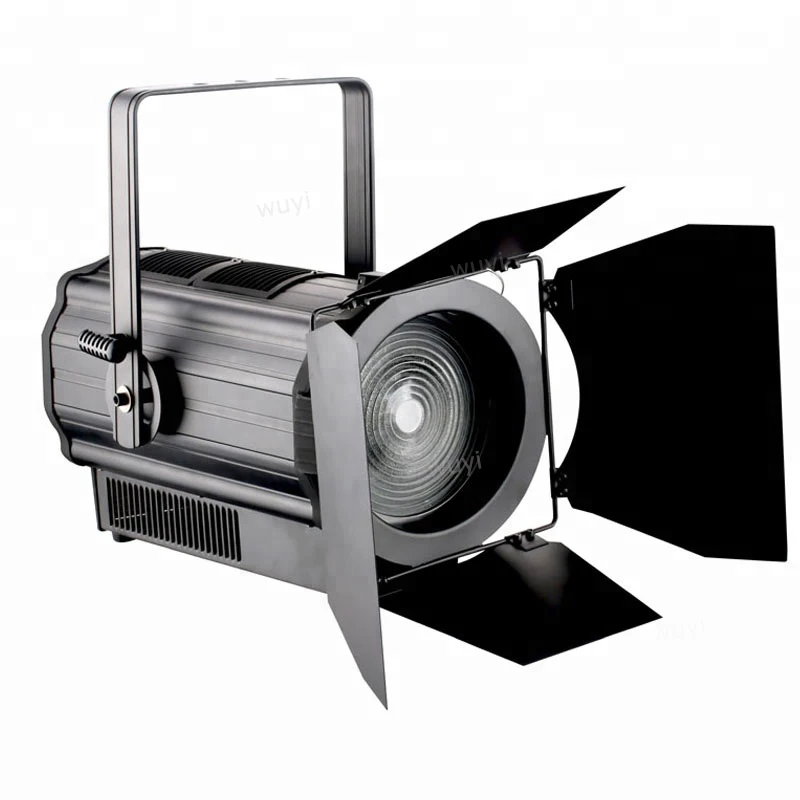 

15-60° Manual Focus Zoom 300W LED Fresnel Spotlight TV-Show DMX Theater Studio Concert Stage Lighting