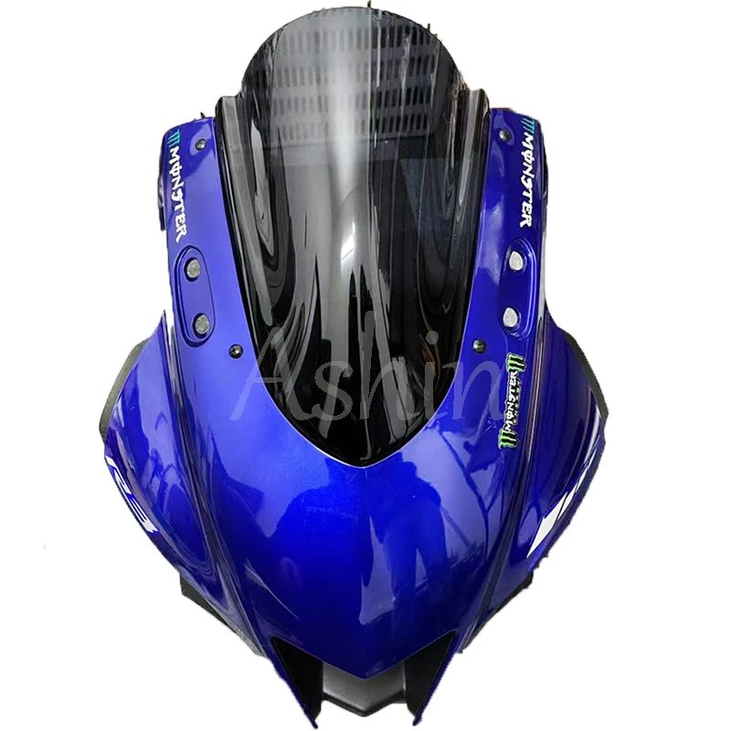 

Motorcycle Screen Windshield For Yamaha R3 R25 Elevated Windscreen Modification Tempered Sports Accessories for YZF-R3 R25 19-23