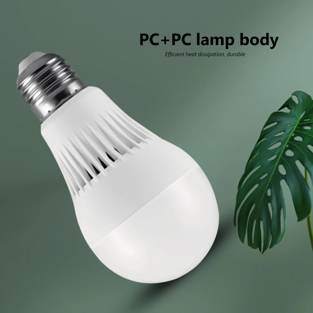 

5/7/9/12W Emergency Bulb Light Rechargeable E27 Smart Light Bulb Energy Saving Environmentally for Living Room Bathroom