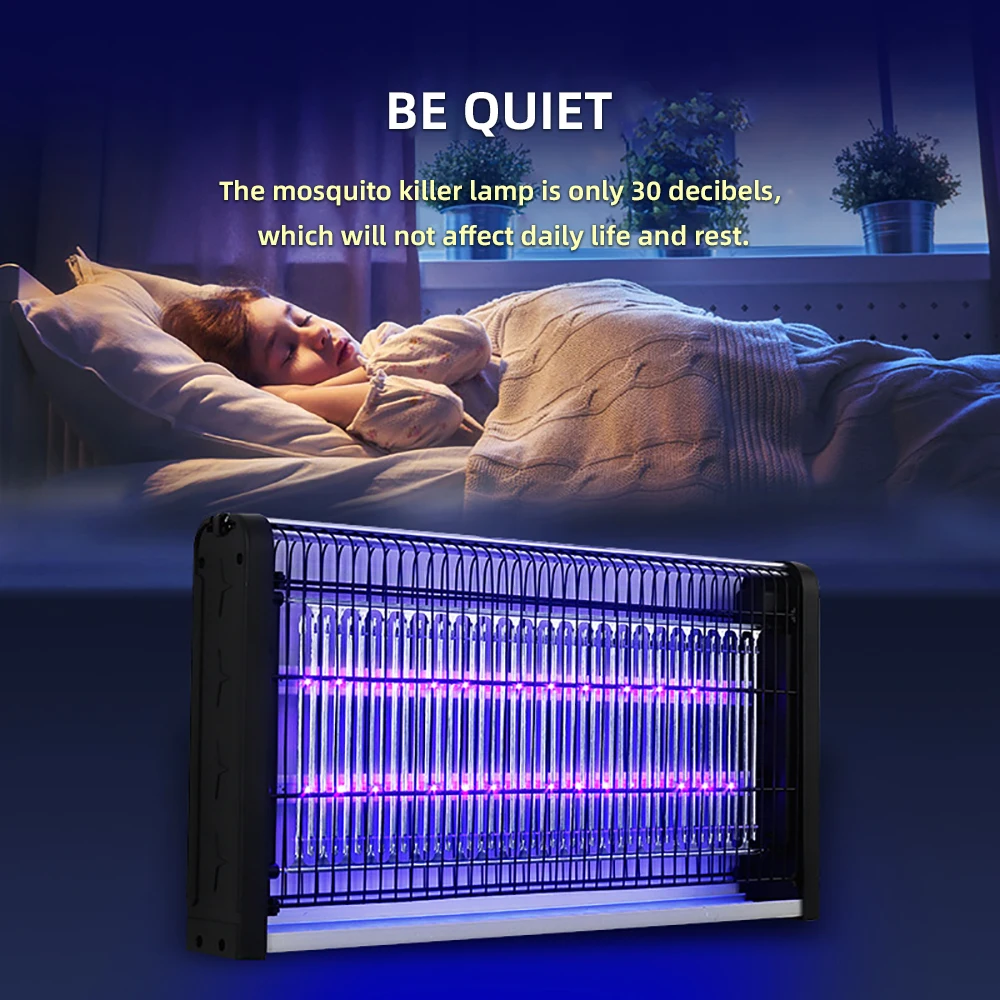 Лампа-ловушка для комаров с электрошоком