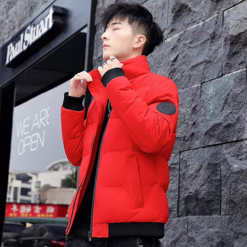 Winter Coat For Men 2022 New Autumn And Winter Short Style Cotton-padded Jacket Winter Wear Tide Brand Large Size Cotton-padded
