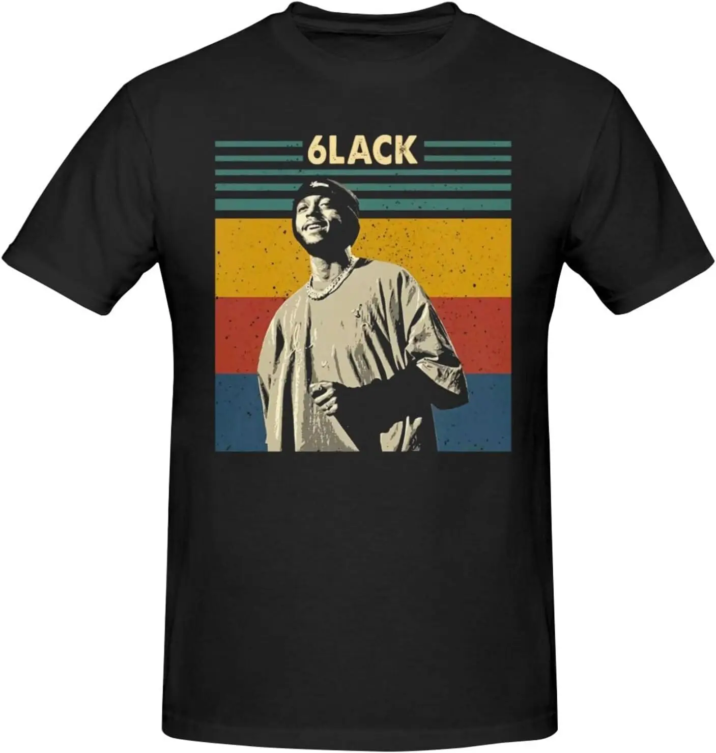 Футболка 6lack Мужская модная футболка летняя повседневная классическая одежда