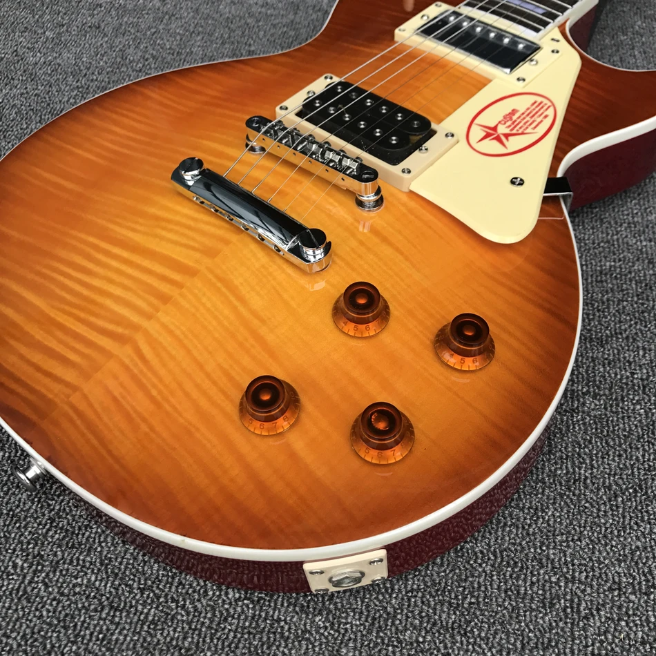 

LP Standard Electric Guitar,Rosewood Fingerboard, Chrome Hardware, Custom Shop, Made in China, Free Shipping, High Quality