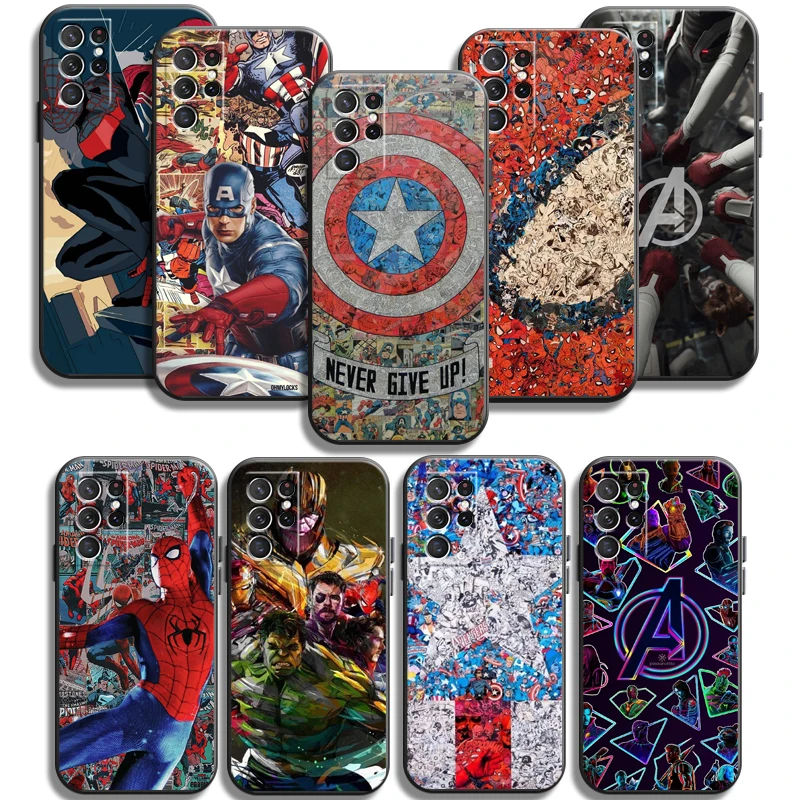 

Marvel Avengers Phone Cases For Samsung Galaxy A21S A31 A72 A52 A71 A51 5G A42 5G A20 A21 A22 4G A22 5G A20 A32 5G A11 Carcasa