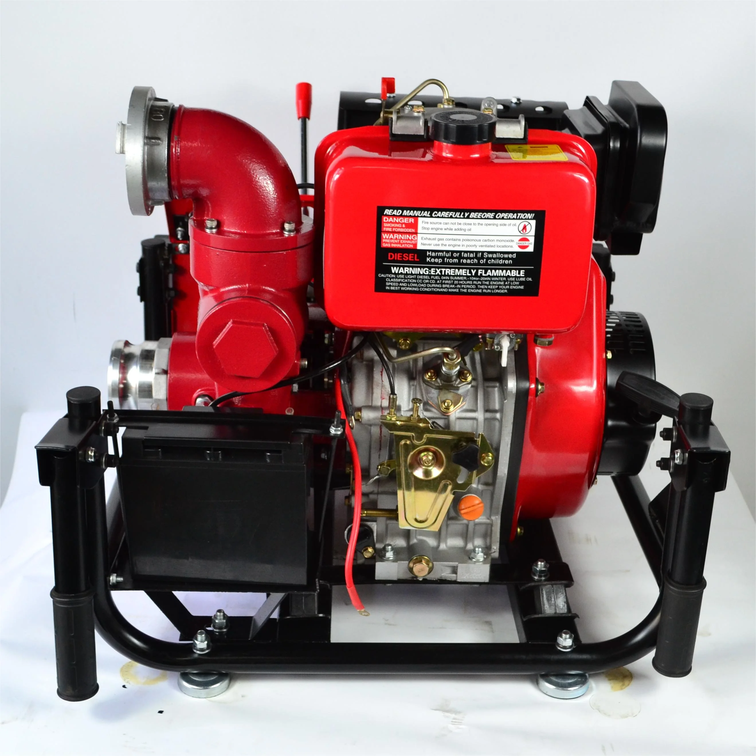 Новый тип 192F 13hp 2 5-дюймовый чугунный комплект пожарных насосов высокого давления