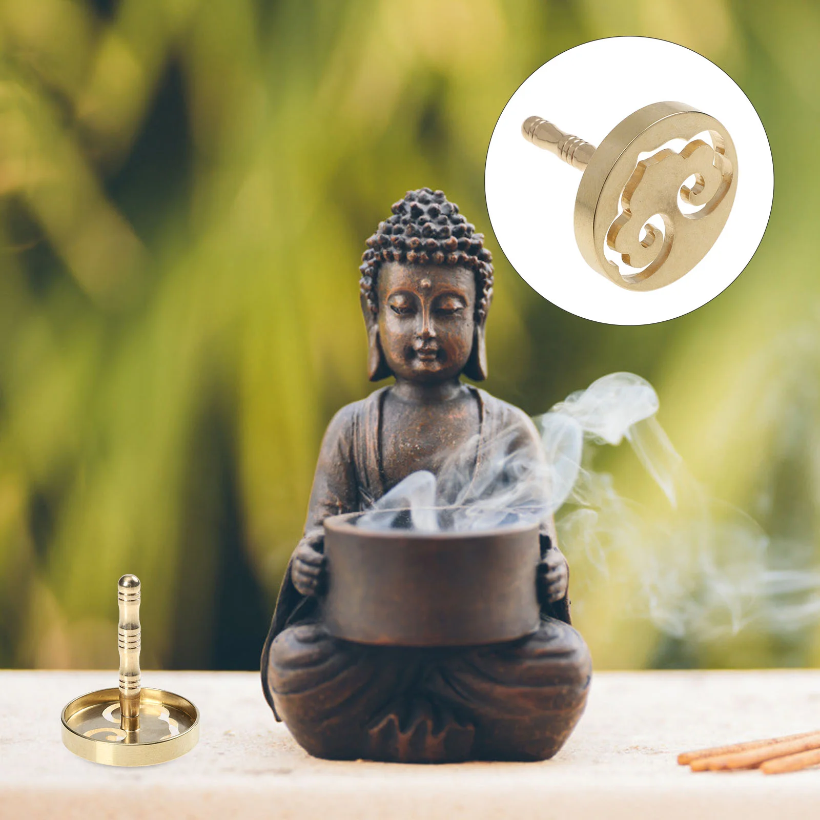 

1pc Incense Press Mold Incense Making Kit Censer Ash Pressing Supply Brass Incense Mold Tool Round Press Incense Mold