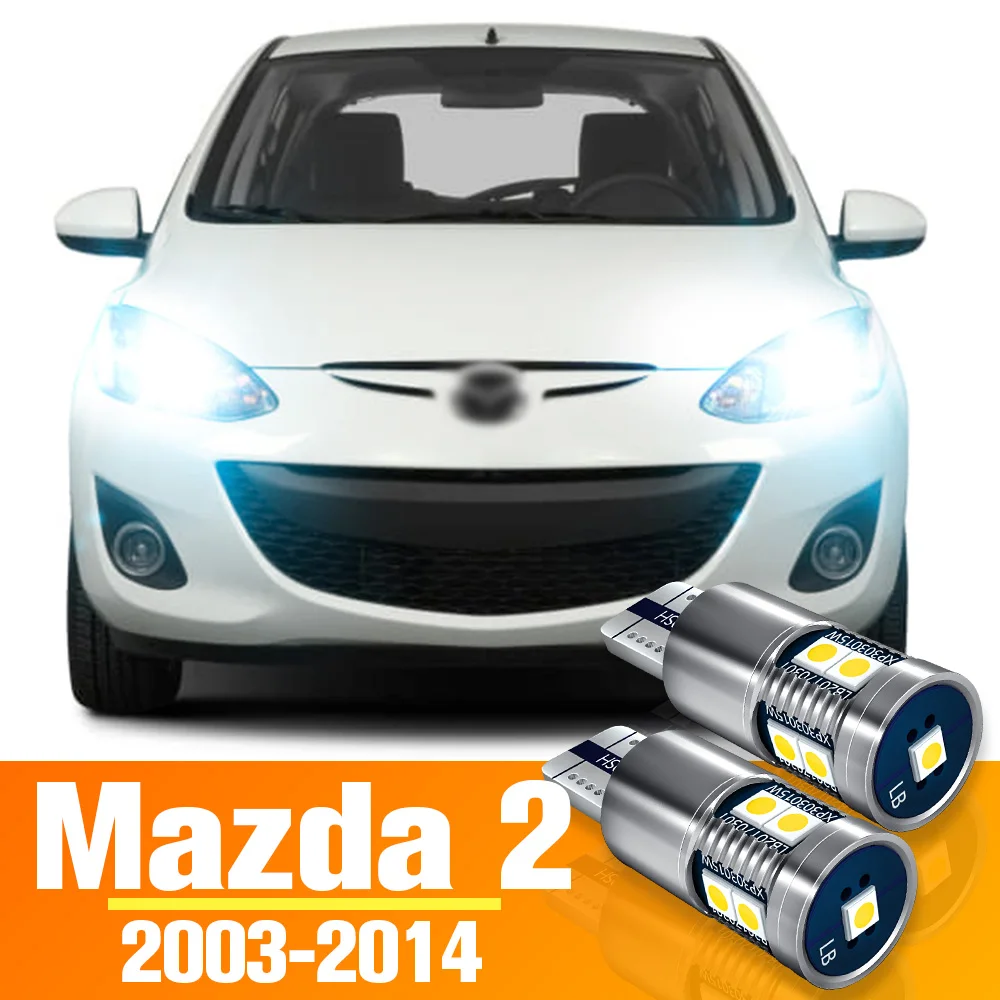 

2x LED Parking Light Clearance Bulb Accessories For Mazda 2 DE DH DY 2003-2014 2004 2005 2006 2007 2008 2009 2010 2011 2012 2013
