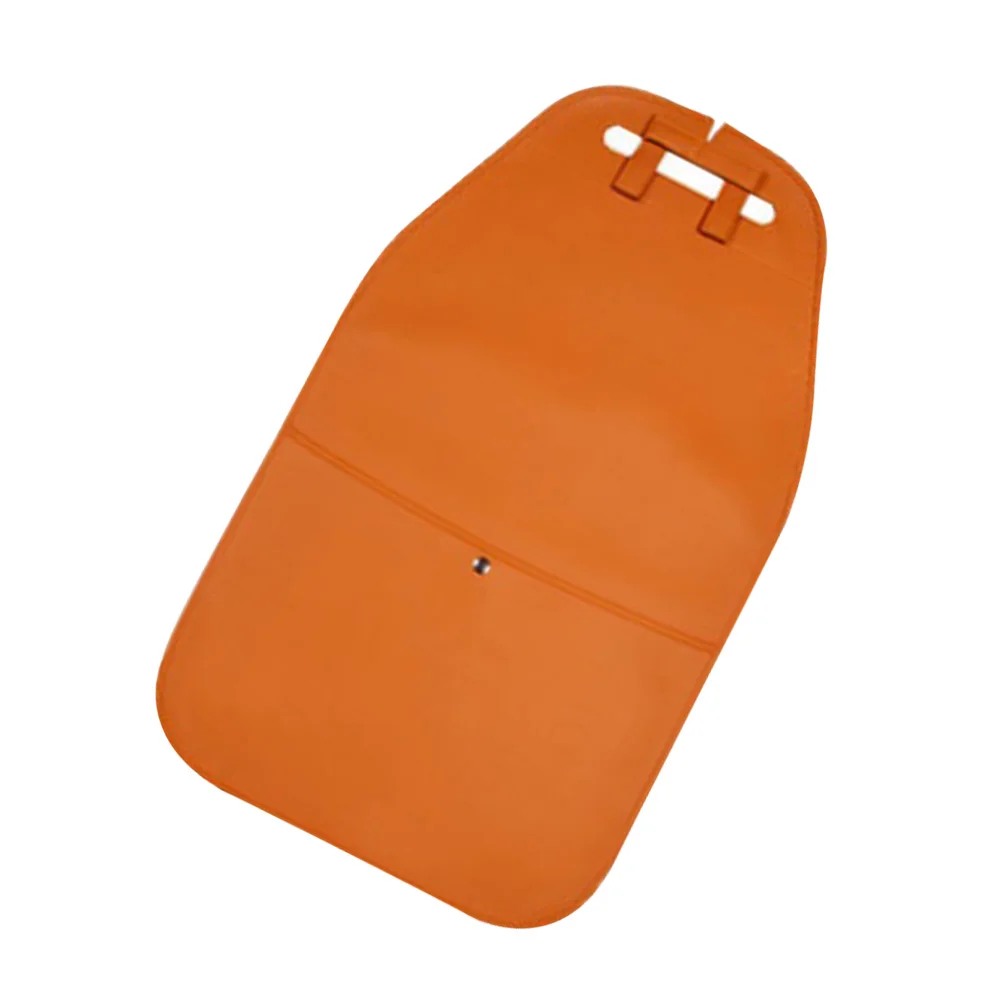 

Abrasionproof Covers Back Protectors for Children Kick Mats Organizer Seat (Upgraded Style, Orange)