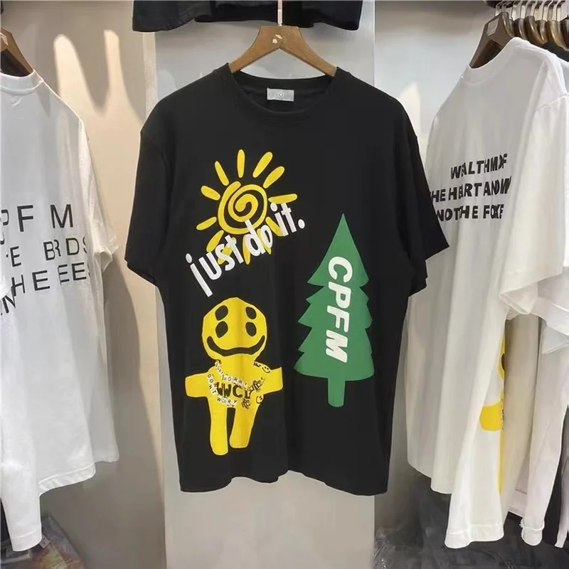 

CPFM.XYZ T-Shirt Men Women Just Do It High Quality Cotton Harajuku Style Tees Tops Casual Tshirts