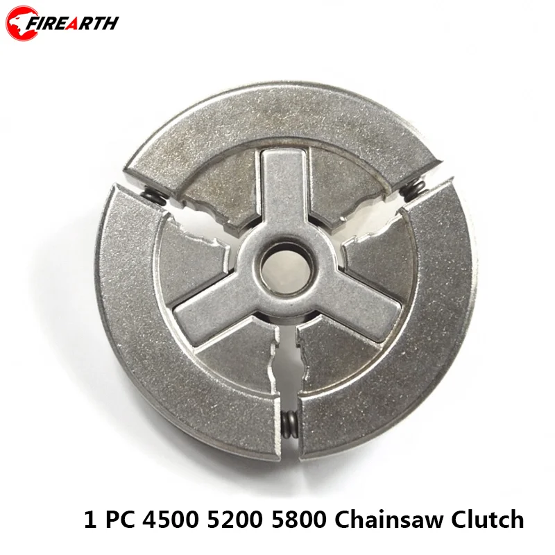 

Chainsaw 66mm Clutch Drum+Clutch Cover+Needle Bearing For 4500 5200 5800 Chainsaw Replacement Parts