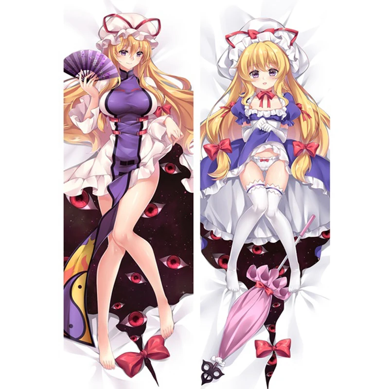 

Anime Touhou Project Hakurei Reimu Yakumo Yukari Kirisame Marisa Kochiya Sanae Izayoi Sakuya Dakimakura Pillowcase Body Hugging