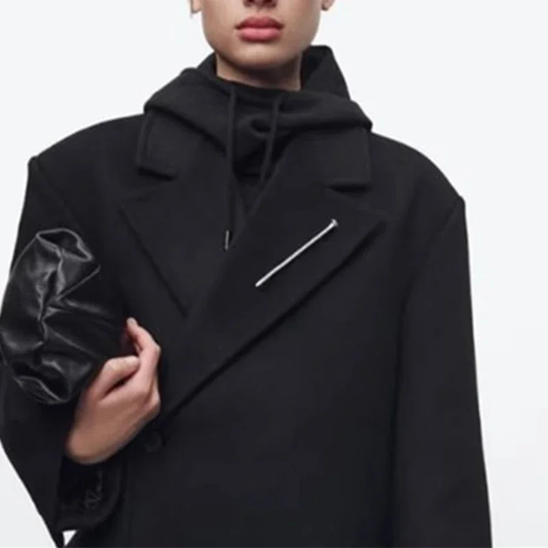 Уникальные креативные минималистичные металлические броши для ногтей женщин и