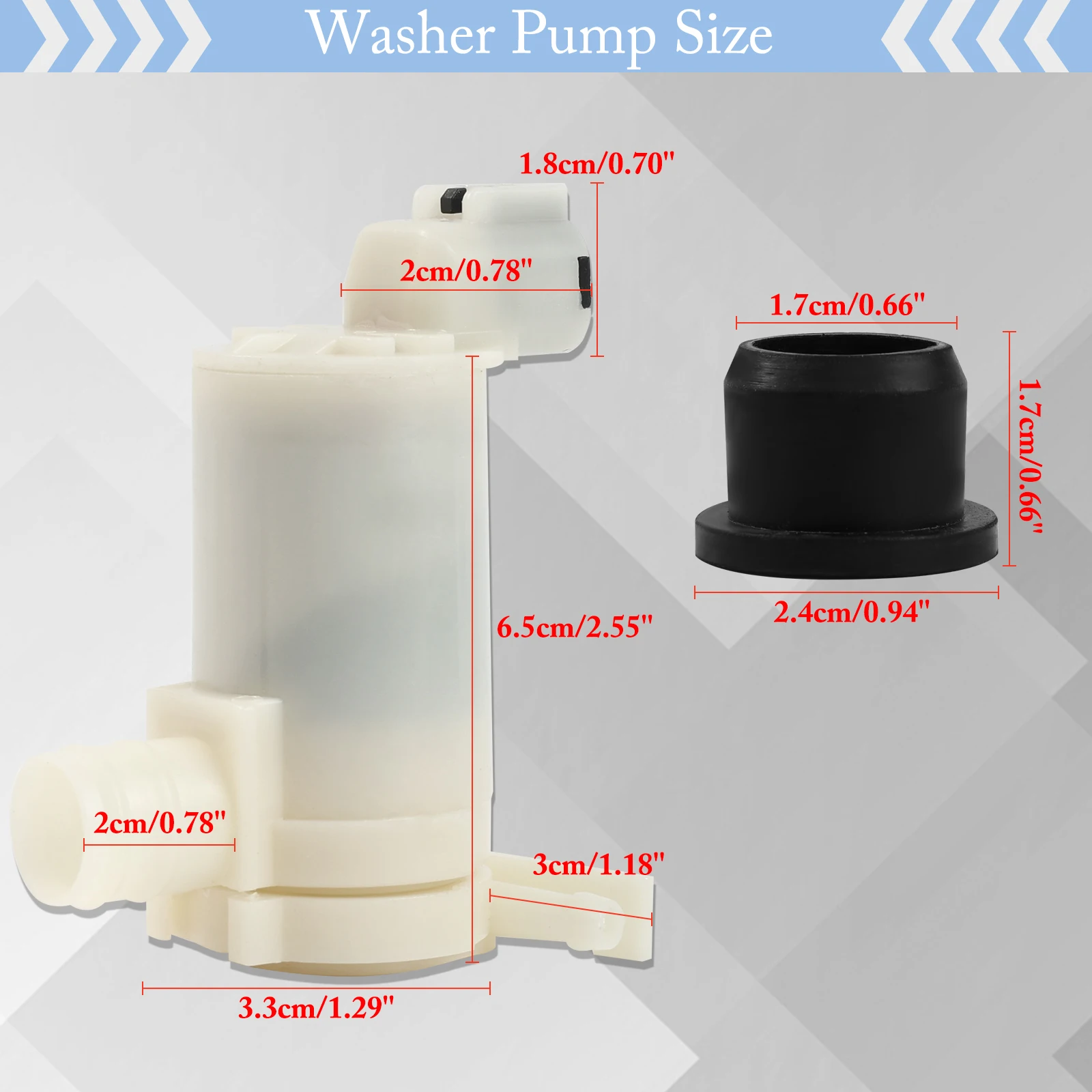 Насос омывателя лобового стекла переднего и заднего для Nissan Altima Frontier Sentra Infiniti FX35