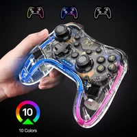 rgb wireless game controller for ns switch pro oled remote android pc gamepads joystick turbo vibration ergonomic 6 axis console