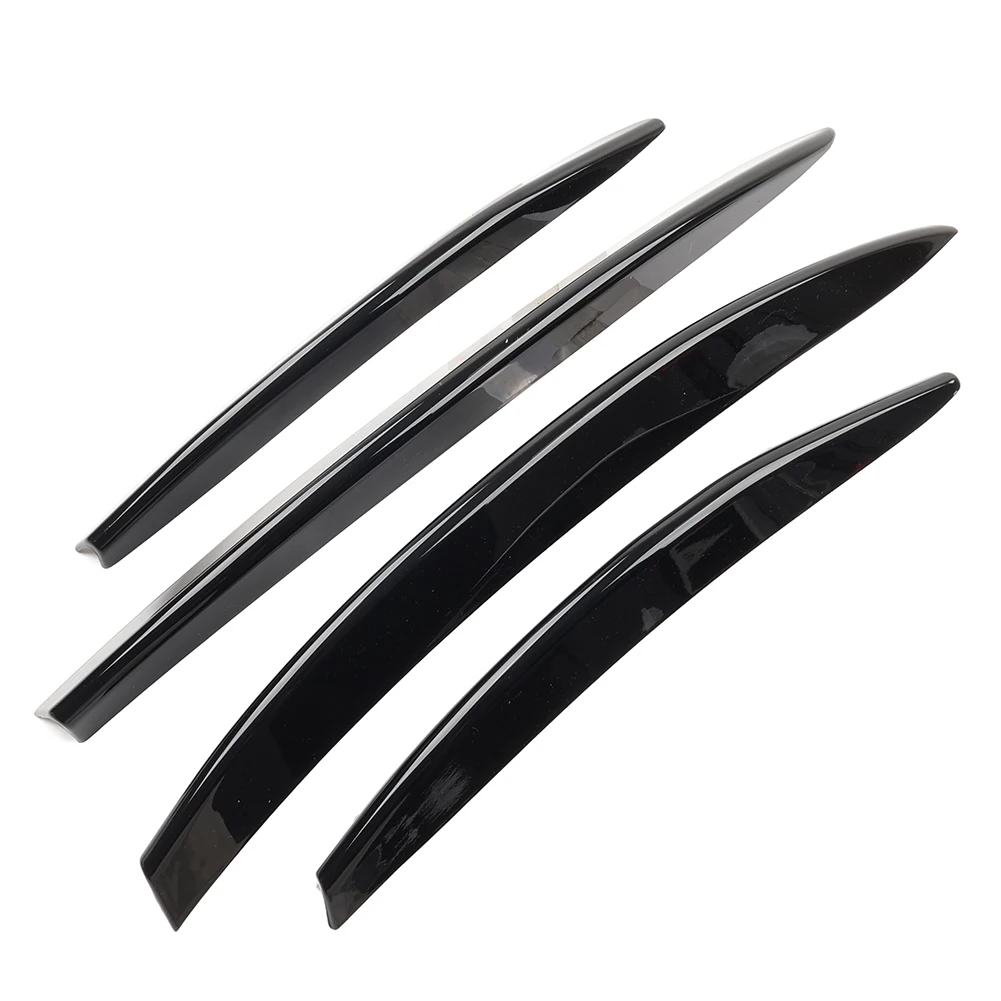 4 шт. передний бампер автомобиля противотуманные фары решетка полоски отделка