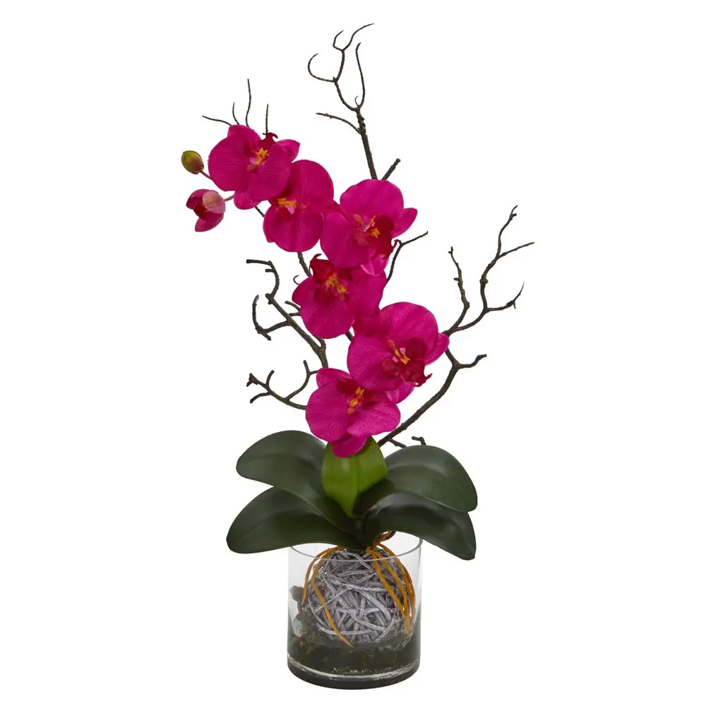 

Phalaenopsis Orchid Artificial Arrangement in Vase
