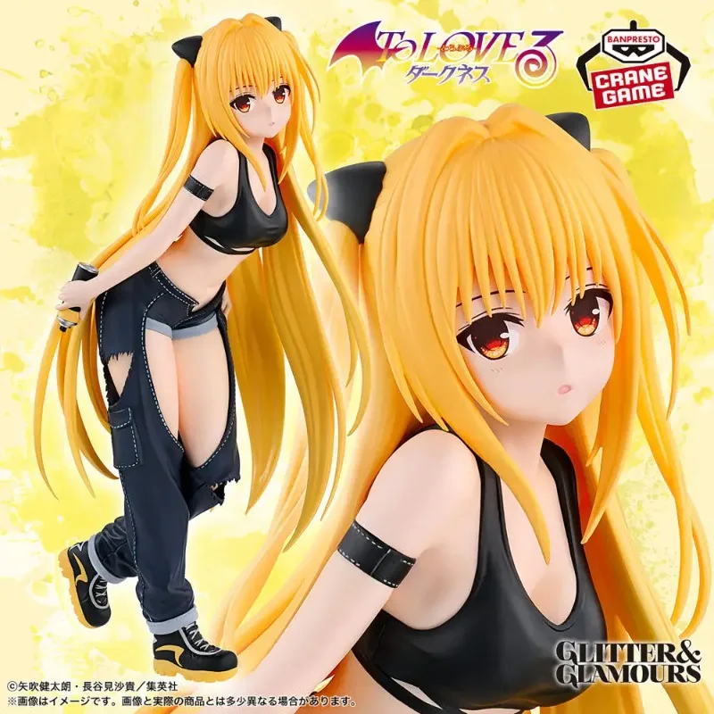 Фото В наличии Оригинальная фигурка BANPRESTO To Love Ru GLITTER&GLAMOURS Golden Darkness, модель аниме-персонажа WY №2