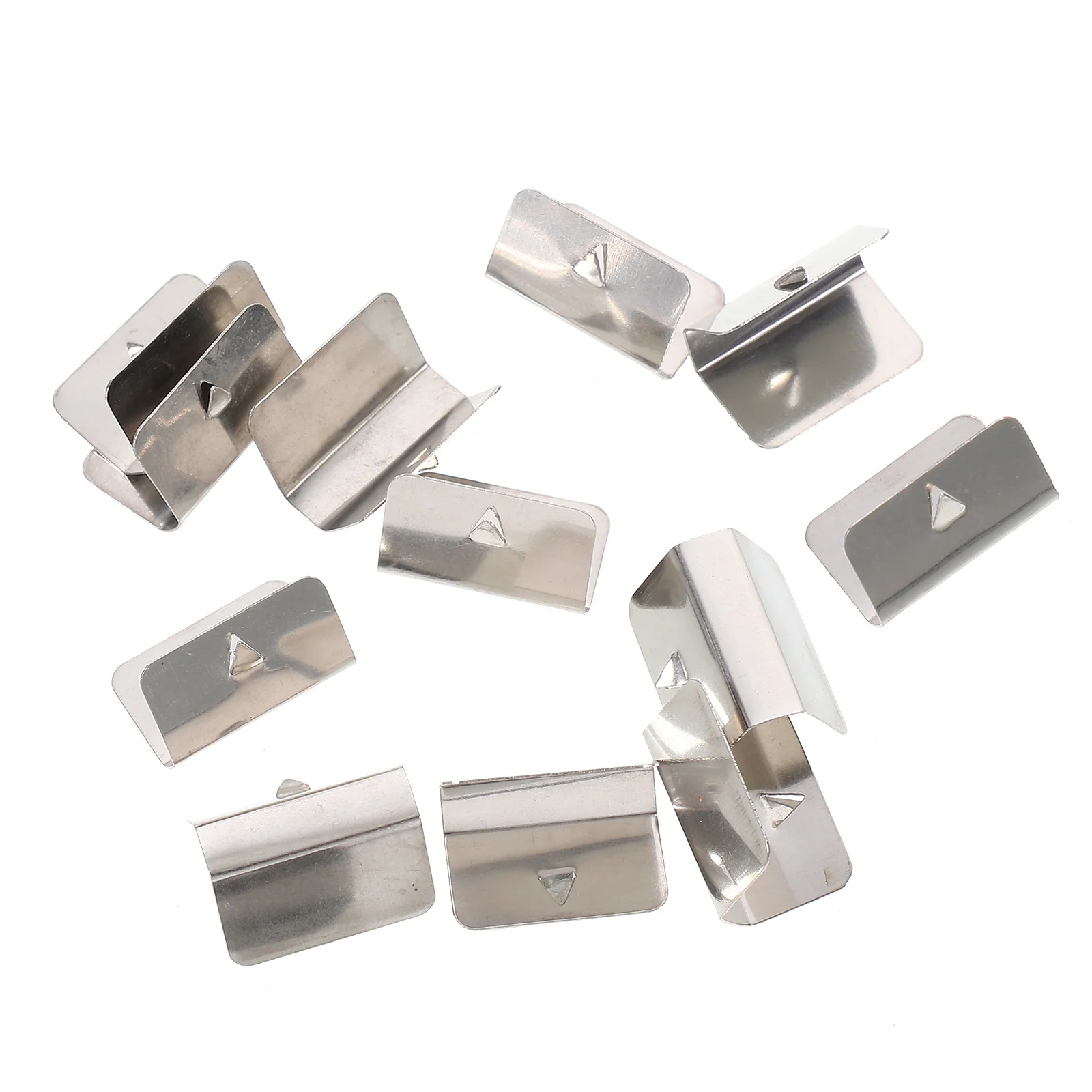 

12pcs Premium Stainless Steel Deflector Channel Fitting Fastener Deflector Clamps