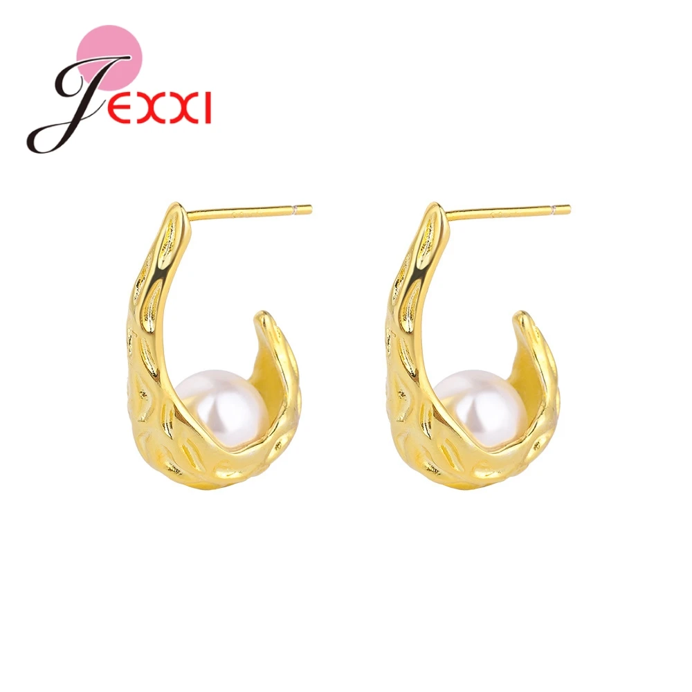 Корейские ювелирные изделия из стерлингового серебра 925 пробы, горячая Распродажа, новые модные серьги-гвоздики с жемчугом для женщин, для свидания, вечерние, аксессуары