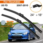 Автомобильный стеклоочиститель для Hyundai i30 FD 2007-2010 лобовое стекло резиновый силиконовый запасной передний стеклоочиститель 24 