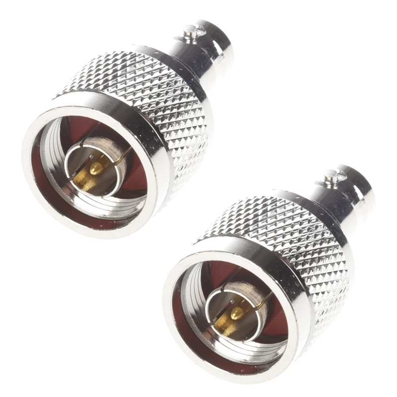 

2X N Type Male Jack To BNC Female Plug Straight Connector