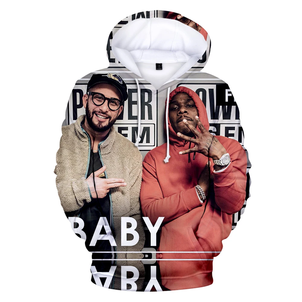 Забавные толстовки для отдыха с рисунком раппера Dababy мужчин и женщин толстовка