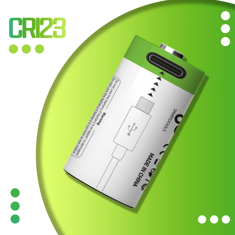 Аккумуляторная батарея CR123A литий-ионная 3 7 в CR17345 16340 аккумуляторы для лазерной