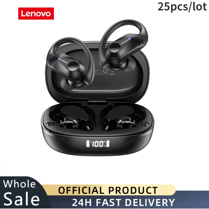 

25pcs/lot Lenovo Lp75 Tws Wireless Earbuds Sports Bluetooth Earphones Headset Hifi Stereo Headphones Wholesale Free Shipping