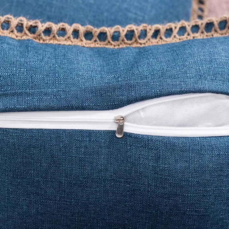 Наволочка для подушки в деревенском стиле льняная декоративная наволочка дивана