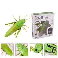 1 set electric grasshopper children learning grasshopper toys electric trick green