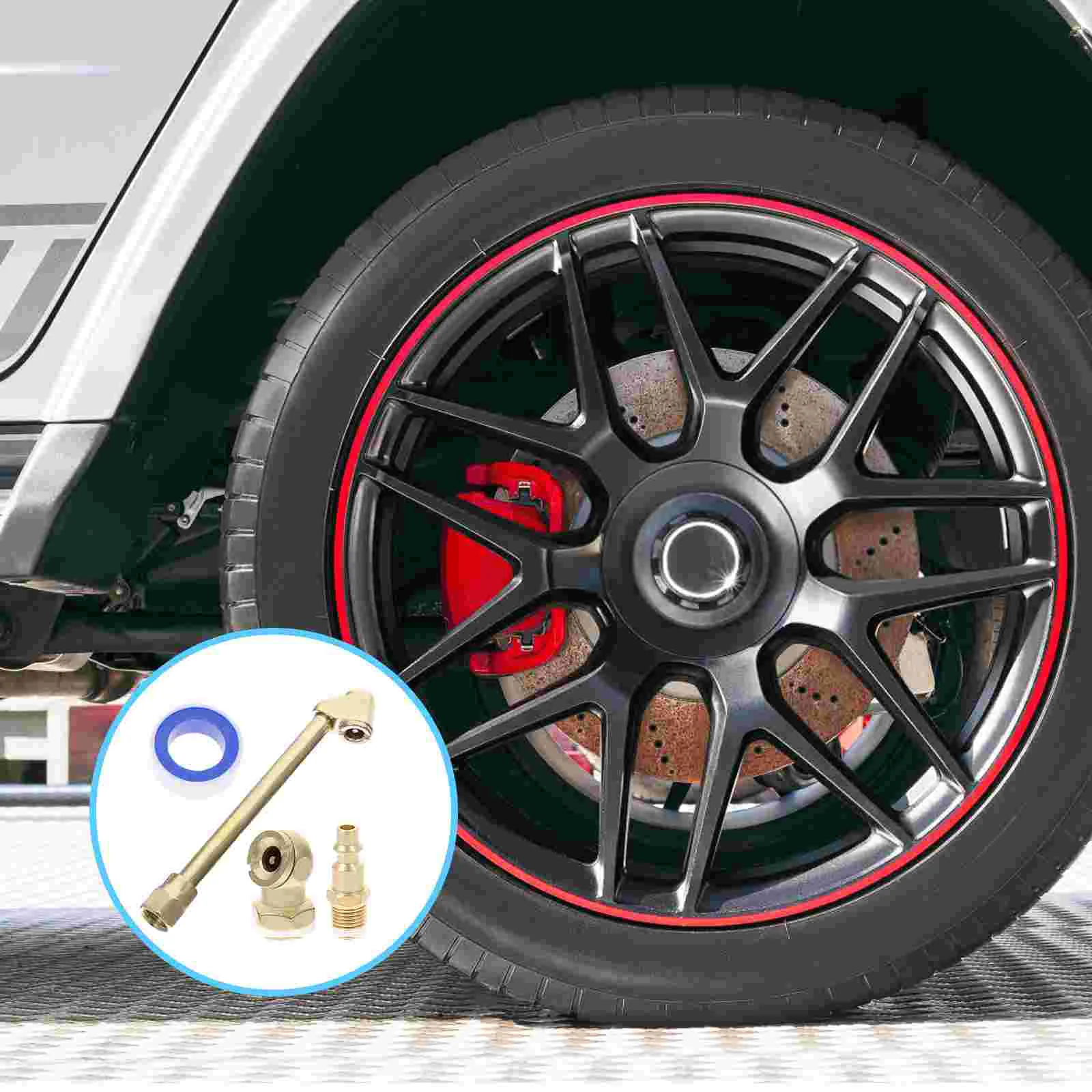 Комплект воздушных зажимов насадка для накачивания шин адаптер шланга