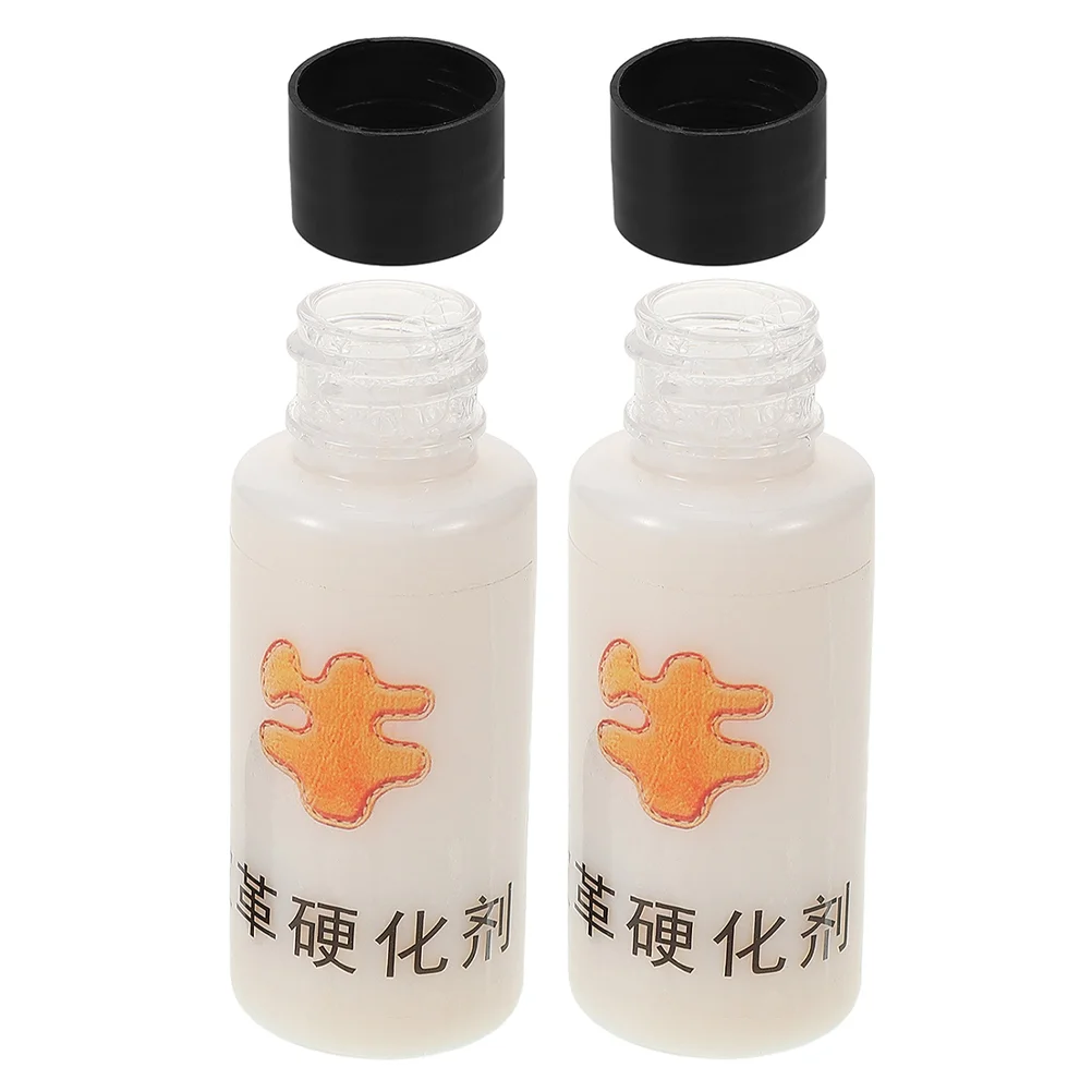 2 Pcs Hardener Upholstery Glue for Shoes Fabric Adhesive Spray Soles Stiffener Leathers Repair Quick Clear