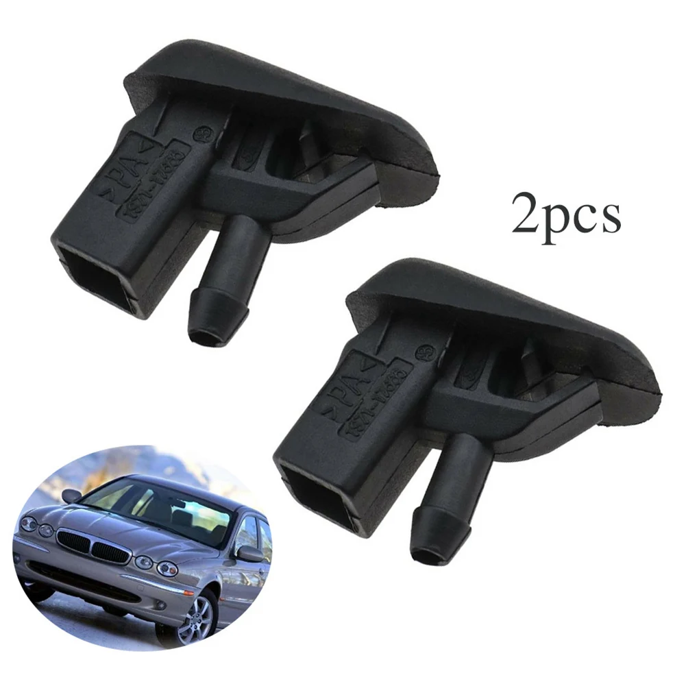 

2x Spray Nozzles Black Spray Nozzles Windscreen Washer Jet Durable Practical Replacement Accessory Comfortable