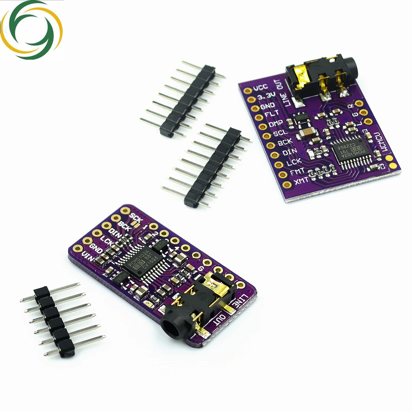 Плата DAC декодера интерфейса I2S PCM5102A, модуль плеера для Raspberry Pi pHAT, плата формата, цифровая аудиоплата PCM5102