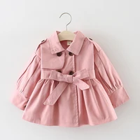 2022 spring and autumn girl trench coat coat jacket child princess fashion cute