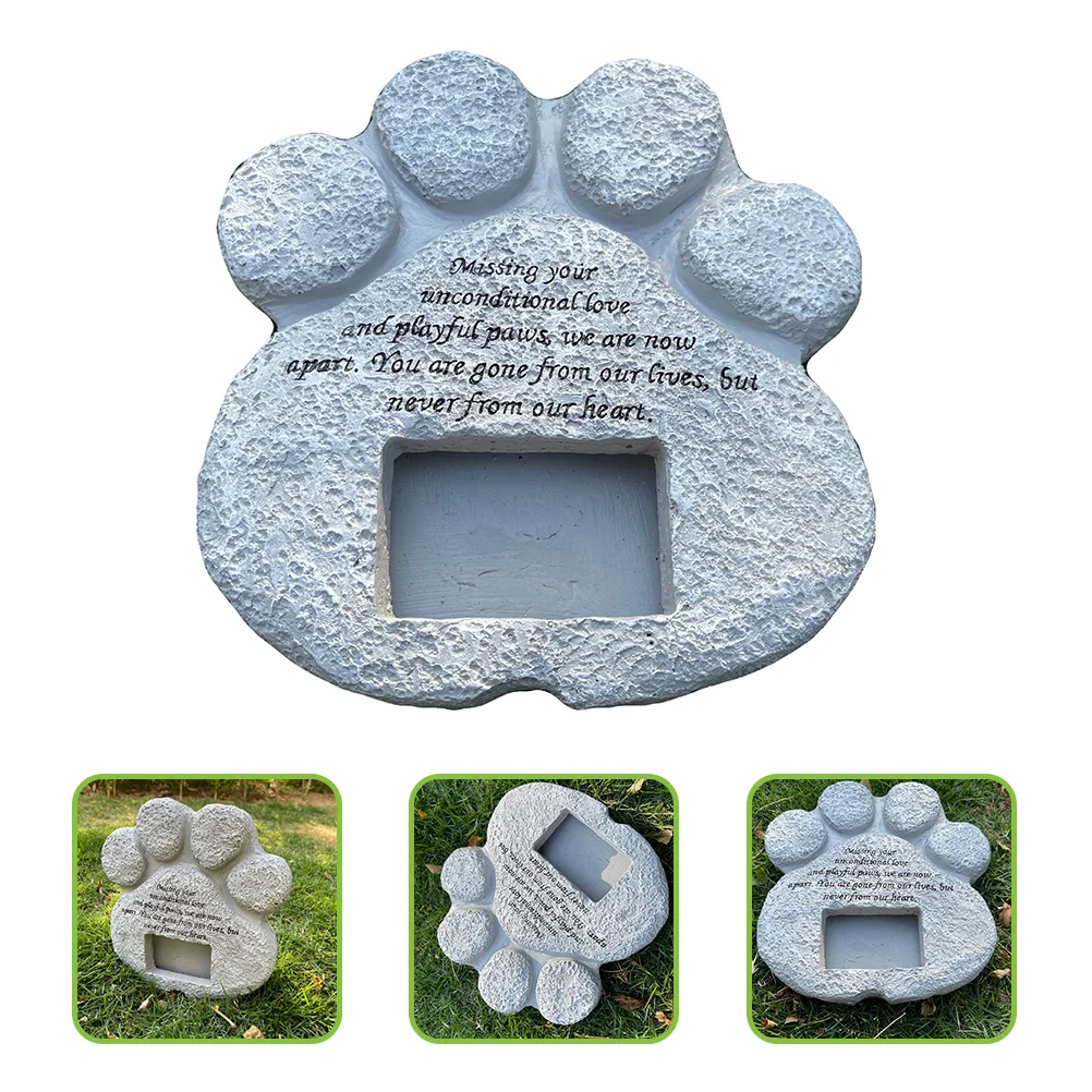 

Pet Dog Memorial Stone Resin Pet Tombstone Resin Dog Tombstone Dog Gravestone
