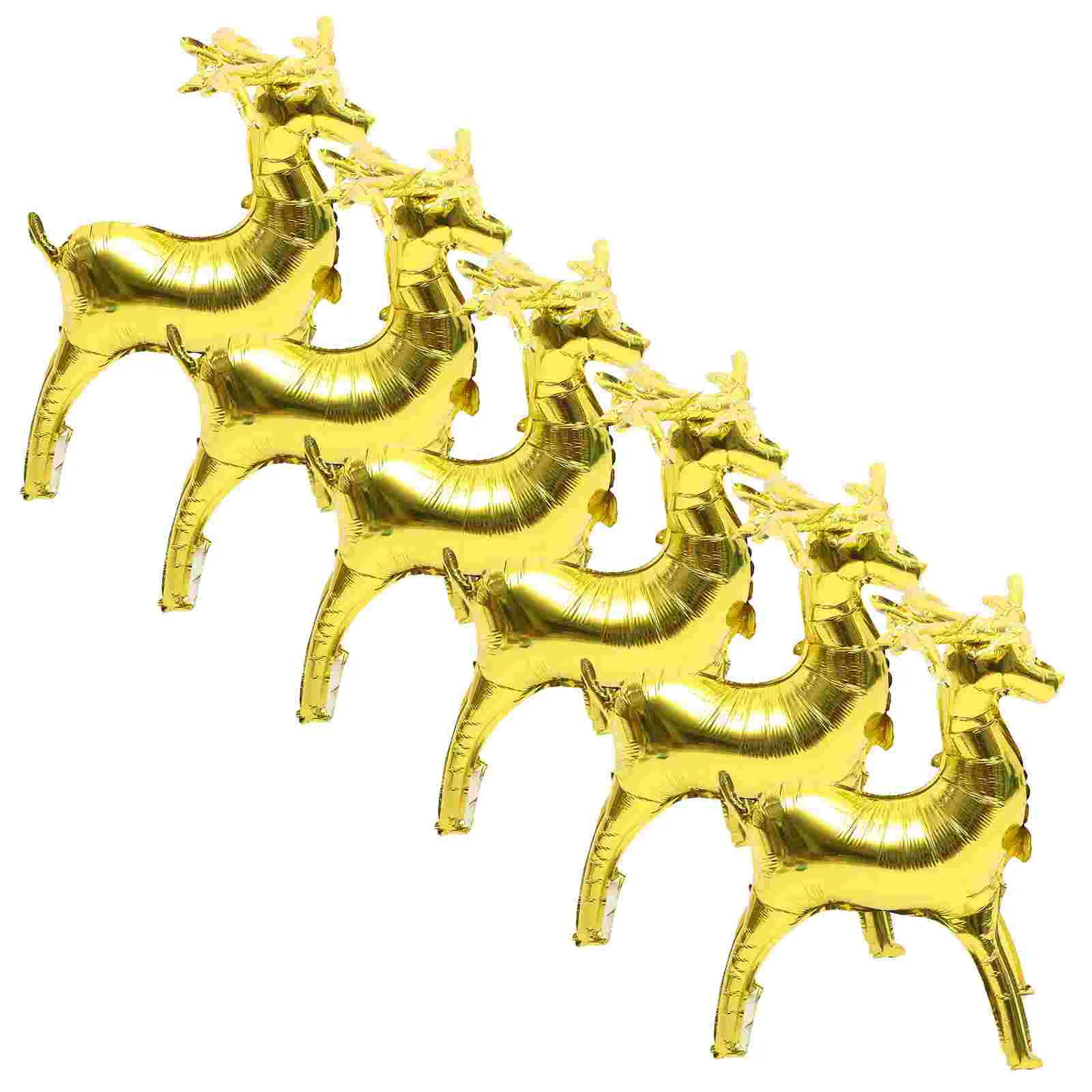 

Balloon Balloons Christmas Deerpartyanimal Inflatablereindeer Decoration Elk Wildlife Helium Film Aluminum Shaped Holiday