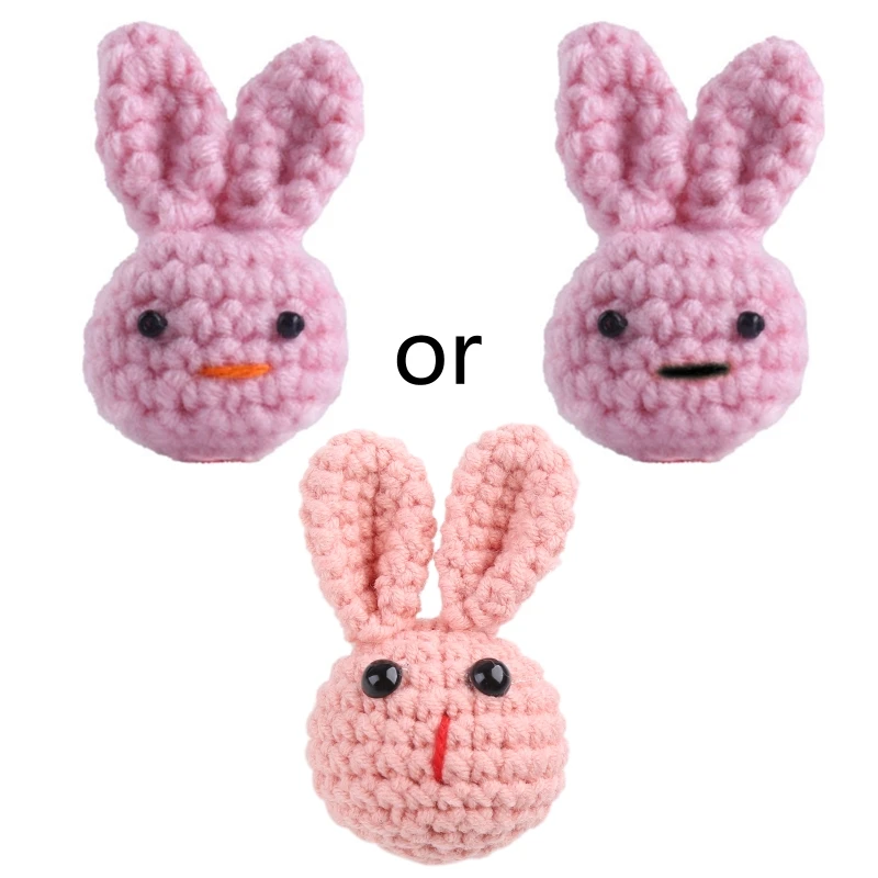 

Ручной работы крючком хлопок кролик жевательные вязальные бусины DIY детская цепочка для соски аксессуары для новорожденных 1560