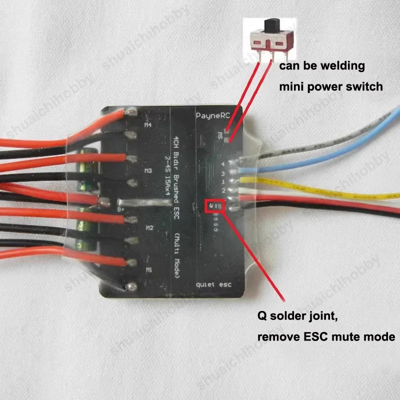 1 шт. 15Ax4 4CH двусторонняя матовая ESC поддержка Mix Control 2-4S Lipo для RC Tank Mecanum модель автомобиля плата контроллера скорости (art.: 3920d46cd1e2d) - 3920d46cd1e2d