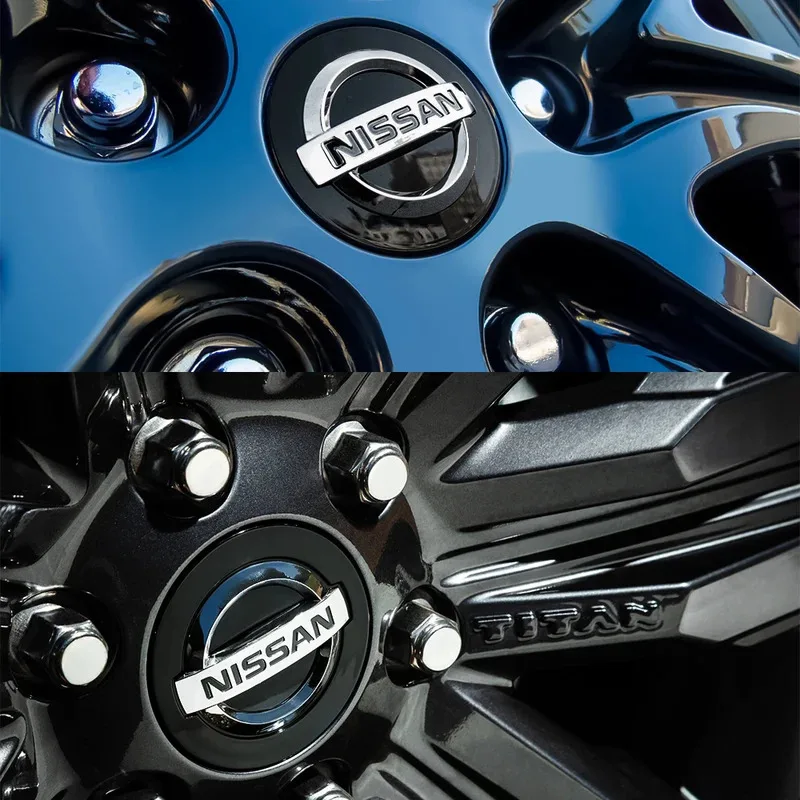 Фото Комплект из 4 шт. оригинальных колпачков ступиц 54/60 мм для Nissan: центральные заглушки для колес, эмблемы Nismo, аксессуары для Qashqai, Tiida, Note, X-Trail, Juke №3