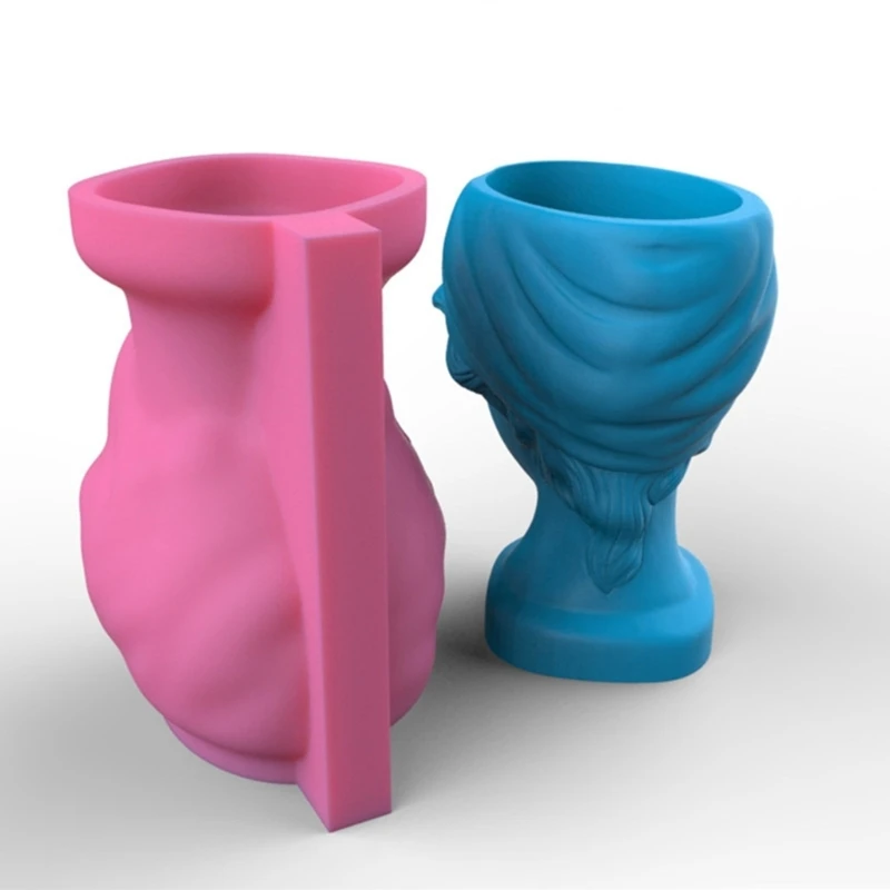 Гипсовая силиконовая форма для девочек DIY суккуленты бетонный цветочный горшок