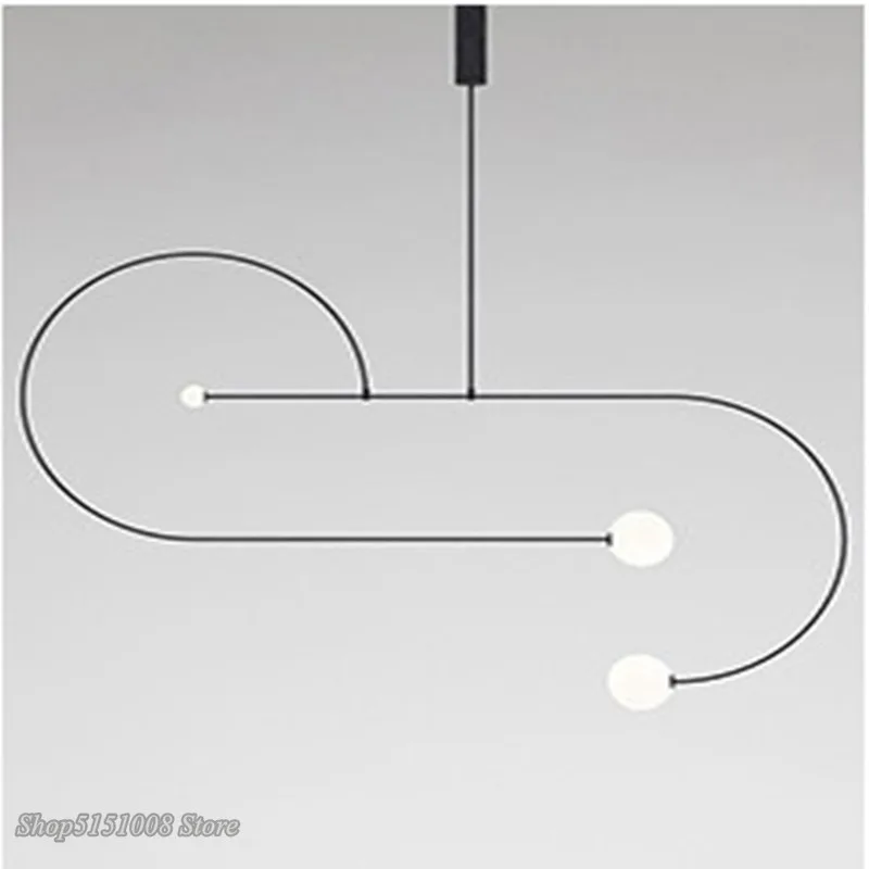 

Post Modern Iron Geometric Led Chandeliers Lighting Bedroom Living Room Pendant Lamps Kitchen Lighting Decoration Lamp Luminaria