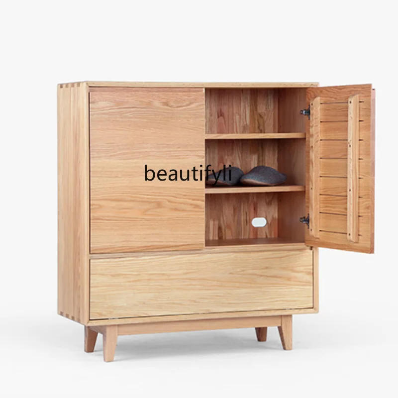 

Простая экономичная Многоуровневая стойка для обуви из массива дерева для гостиной, многофункциональная Простая Современная Пылезащитная стойка для обуви