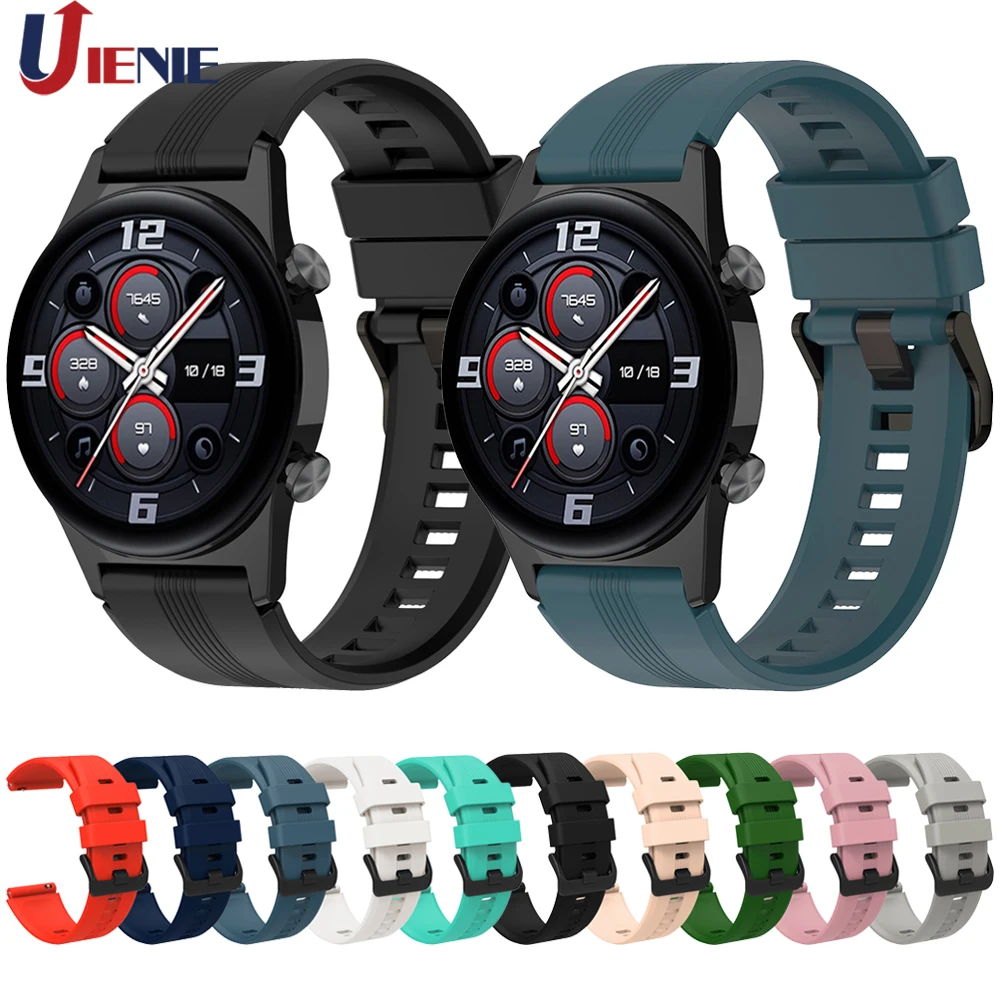 

Ремешок силиконовый для Huawei Honor Watch GS 3 GS3, спортивный модный сменный Браслет для наручных часов, 22 мм