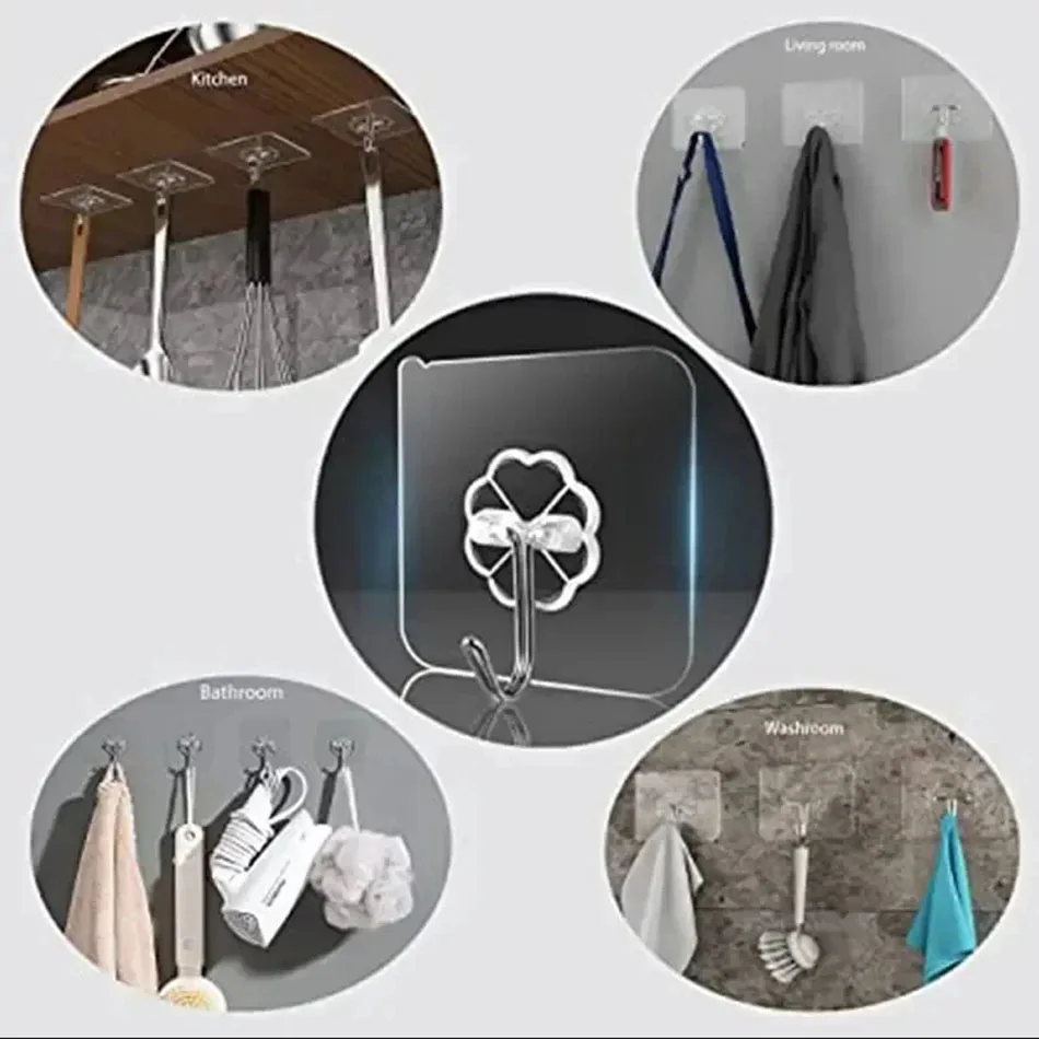 5/10/20 шт. крючок на дверь крючки стену прозрачные противоскользящие не