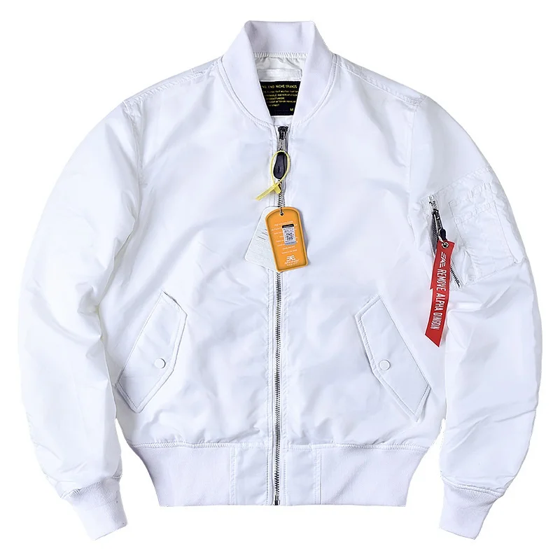 Новинка брендовая демисезонная модная мужская куртка-пилот Alpha Martin MA1 Военная