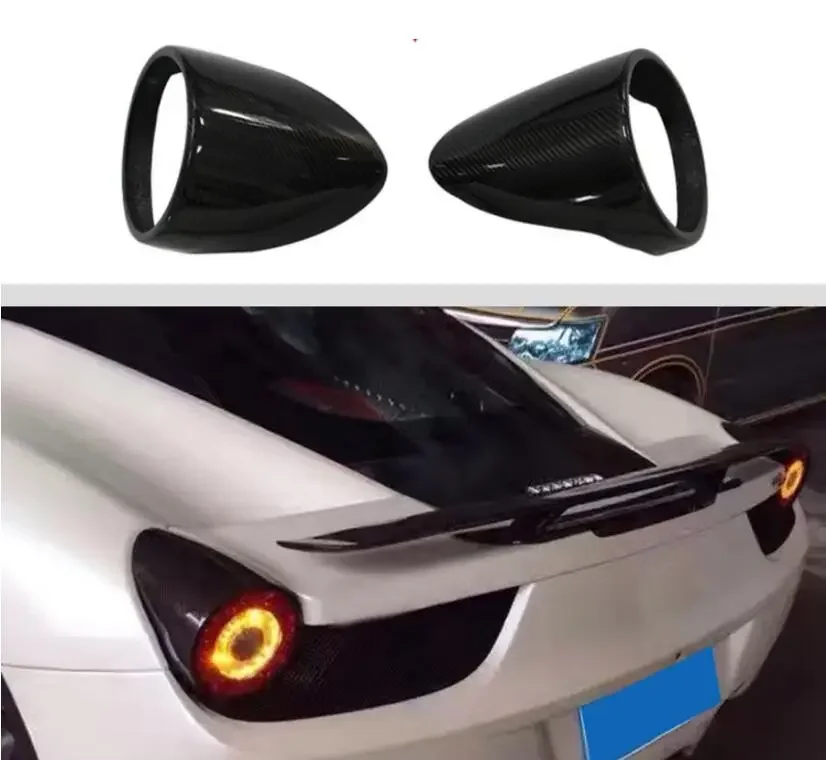 

Диффузор для заднего бампера Ferrari 458 2011-2014, задний спойлер для заднего бампера, задняя крышка заднего фонаря из углеродного волокна