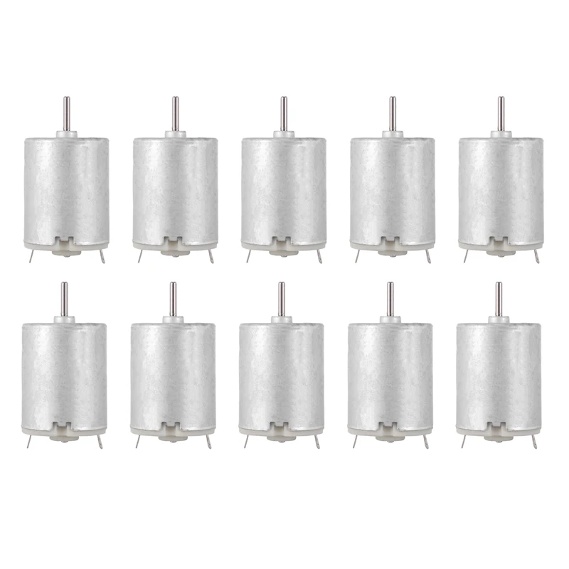 

10X 8000RPM 9V 68MA High Torque Magnetic Cylindrical Mini DC Motor Silver